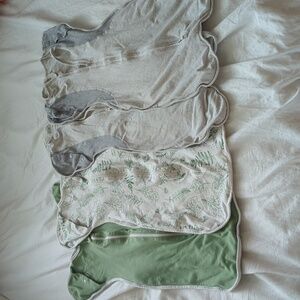 Lot Of 4 Arms Up Transitional Swaddle Sleep Sacks